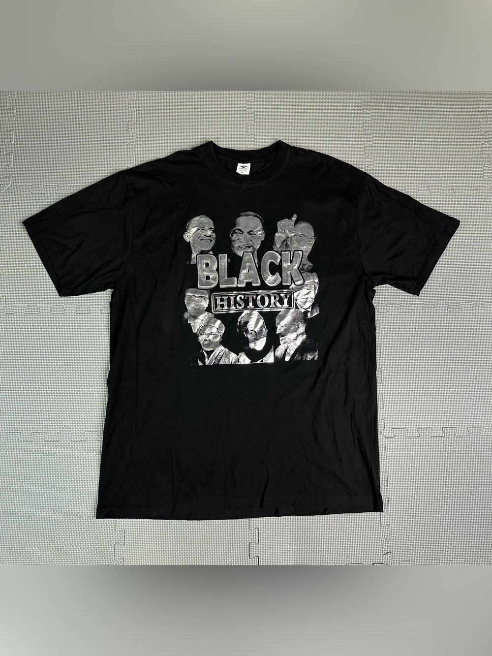 Flying Horse T-shirt Historical Figures Mens 4XL Black History